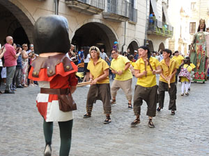 Arribada de la Flama del Canig&oacute; 2019 a la pla&ccedil;a del Vi