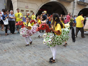 Arribada de la Flama del Canig&oacute; 2019 a la pla&ccedil;a del Vi