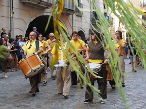 Arribada de la Flama del Canig&oacute; 2019 a la pla&ccedil;a del Vi