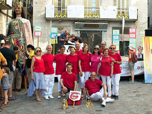 Arribada de la Flama del Canig&oacute; 2019 a la pla&ccedil;a del Vi