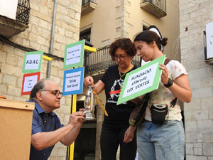 Arribada de la Flama del Canig&oacute; 2019 a la pla&ccedil;a del Vi