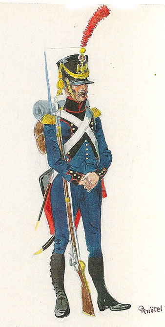 Tropes napleòniques durant els setges de la Guerra del Francès. Gastador minador. 1809