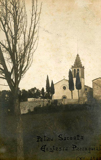 Església de Sant Miquel de Palau-sacosta. 1907