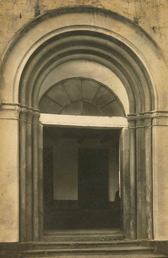 Porta de l'església del convent de Sant Domènec. 1918
