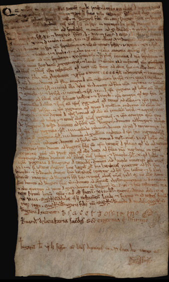 17 de febrer de 1200. Testament d'Adalet de Morera, que pren per marmessors Bernat de Moles, Berenguer, fill d'ella i Berenguer Front i Berenguer de Torrent; es fa enterrar a Santa Eugnia [sobre Horta, prop de Girona]