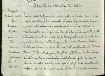 Annexió a Girona del poble de Santa Eugènia de Ter. Llibre d'actes del Ple de l'Ajuntament de Girona. 1888