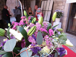 Temps de Flors 2019. Instal&middot;lacions i muntatges florals al pati de la Casa Boadas Formiga