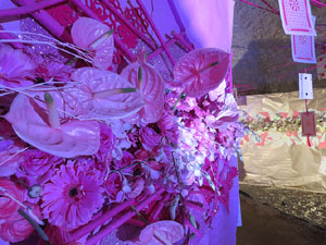 Temps de Flors 2019. Decoracions florals als diversos espais dels Soterranis de la Catedral