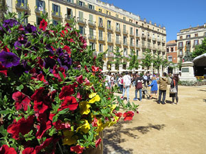 Temps de Flors 2019. Instal&middot;lacions i muntatges a la Pla&ccedil;a de la Independ&egrave;ncia
