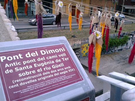 Temps de Flors 2019. Instal·lacions i muntatges florals als Pont del Dimoni