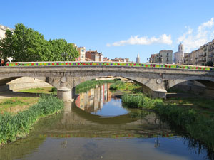 Temps de Flors 2019. Instal&middot;lacions florals als Ponts de l'Onyar