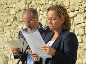 XII Festa Reviu els Setges Napole&ograve;nics de Girona. Presentaci&oacute; a la pla&ccedil;a de Sant Dom&egrave;nec