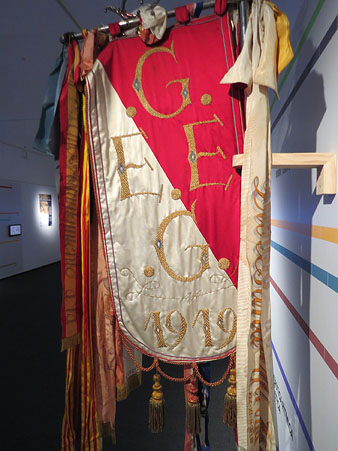 Bandera de la Coral del GEiEG. Ca. 1950