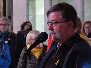 Concentraci&oacute; a la pla&ccedil;a del Vi per la independ&egrave;ncia i la llibertat dels presos pol&iacute;tics