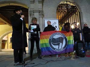 Concentraci&oacute; a la pla&ccedil;a del Vi per la independ&egrave;ncia i la llibertat dels presos pol&iacute;tics