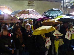 Concentraci&oacute; a la pla&ccedil;a del Vi per la independ&egrave;ncia i la llibertat dels presos pol&iacute;tics