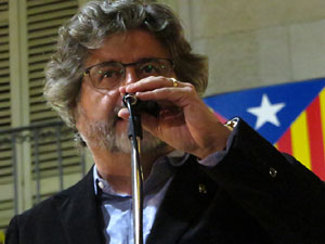 Concentraci&oacute; a la pla&ccedil;a del Vi per la independ&egrave;ncia i la llibertat dels presos pol&iacute;tics