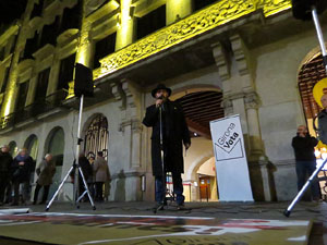 Concentraci&oacute; a la pla&ccedil;a del Vi per la independ&egrave;ncia i la llibertat dels presos pol&iacute;tics