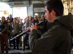 Concentraci&oacute; a la pla&ccedil;a del Vi per la independ&egrave;ncia i la llibertat dels presos pol&iacute;tics