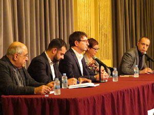 Concentraci&oacute; a la pla&ccedil;a del Vi per la independ&egrave;ncia i la llibertat dels presos pol&iacute;tics