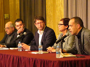 Concentraci&oacute; a la pla&ccedil;a del Vi per la independ&egrave;ncia i la llibertat dels presos pol&iacute;tics