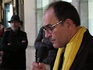 Concentraci&oacute; a la pla&ccedil;a del Vi per la independ&egrave;ncia i la llibertat dels presos pol&iacute;tics