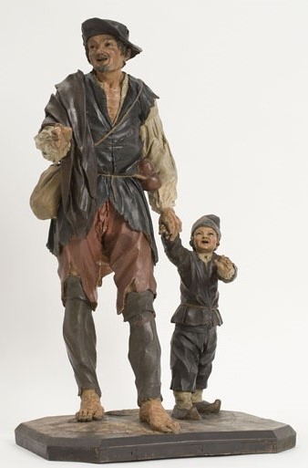 Figures de pessebre. Pastor amb nen. 1809-1814