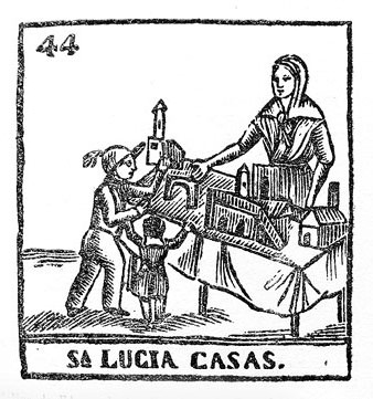 La fira de pessebres de la Pur&iacute;ssima i de Santa Ll&uacute;cia. Auca de les funcions de Barcelona