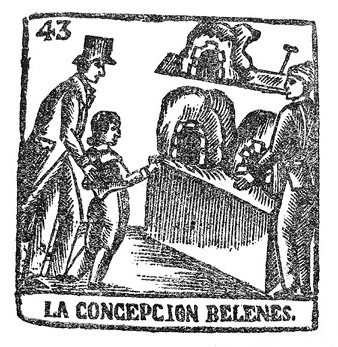 La fira de pessebres de la Pur&iacute;ssima i de Santa Ll&uacute;cia. Auca de les funcions de Barcelona