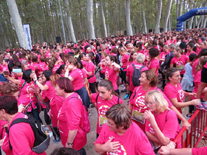 Cursa de la Dona 2019. Concentraci&oacute; i sortida del Parc de la Devesa, cursa pels carrers de Girona i arribada a la Copa