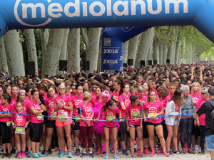 Cursa de la Dona 2019. Concentraci&oacute; i sortida del Parc de la Devesa, cursa pels carrers de Girona i arribada a la Copa