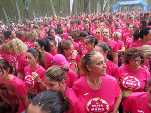 Cursa de la Dona 2019. Concentraci&oacute; i sortida del Parc de la Devesa, cursa pels carrers de Girona i arribada a la Copa