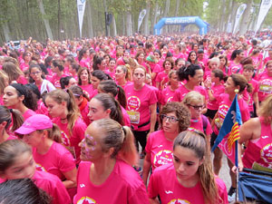 Cursa de la Dona 2019. Concentraci&oacute; i sortida del Parc de la Devesa, cursa pels carrers de Girona i arribada a la Copa