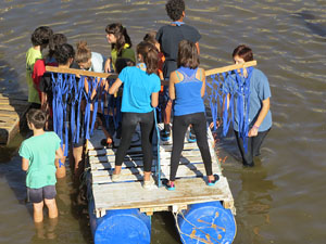 Fires 2019. 8a. Baixada d'Andr&ograve;mines pel riu Onyar del segle XXI