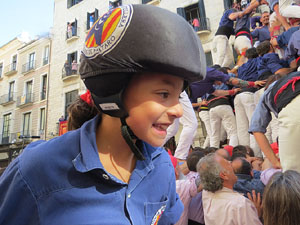 Fires 2019. La Diada Castellera a la pla&ccedil;a del Vi, amb els Marrecs de Salt, els Capgrossos de Matar&oacute; i els Minyons de Terrassa