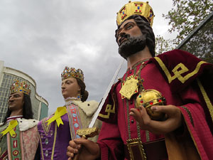 Fires 2019. 38a. Trobada de Gegants de Fires de Sant Narc&iacute;s al Parc del Migdia