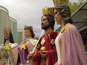 Fires 2019. 38a. Trobada de Gegants de Fires de Sant Narc&iacute;s al Parc del Migdia