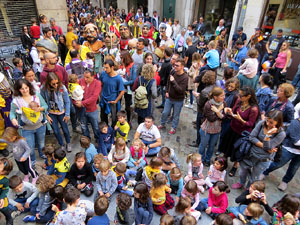 Fires 2019. Passejada amb els capgrossos de la ciutat i Fal&middot;lera Gironina