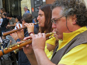 Fires 2019. Passejada amb els capgrossos de la ciutat i Fal&middot;lera Gironina
