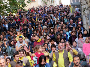 Fires 2019. Passejada amb els capgrossos de la ciutat i Fal&middot;lera Gironina