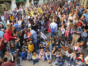 Fires 2019. Passejada amb els capgrossos de la ciutat i Fal&middot;lera Gironina