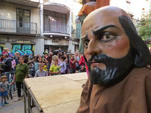 Fires 2019. Passejada amb els capgrossos de la ciutat i Fal&middot;lera Gironina