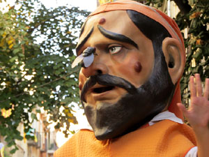 Fires 2019. Passejada amb els capgrossos de la ciutat i Fal&middot;lera Gironina