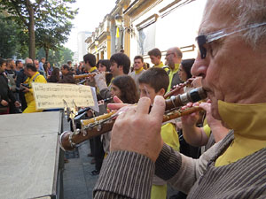 Fires 2019. Passejada amb els capgrossos de la ciutat i Fal&middot;lera Gironina