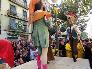 Fires 2019. Passejada amb els capgrossos de la ciutat i Fal&middot;lera Gironina