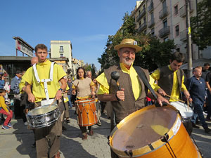 Fires 2019. Passejada amb els capgrossos de la ciutat i Fal&middot;lera Gironina