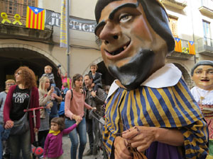 Fires 2019. Passejada amb els capgrossos de la ciutat i Fal&middot;lera Gironina