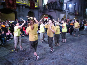 Fires 2019. Preg&oacute; de Fires. Entrada i ballades de capgrossos, gegants i far&agrave;ndula a la pla&ccedil;a del Vi