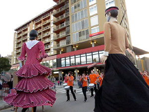 Fires 2019. Preg&oacute; de Fires. Les cercaviles de gegants i capgrossos fins la pla&ccedil;a del Vi