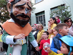 Fires 2019. Preg&oacute; de Fires. Les cercaviles de gegants i capgrossos fins la pla&ccedil;a del Vi